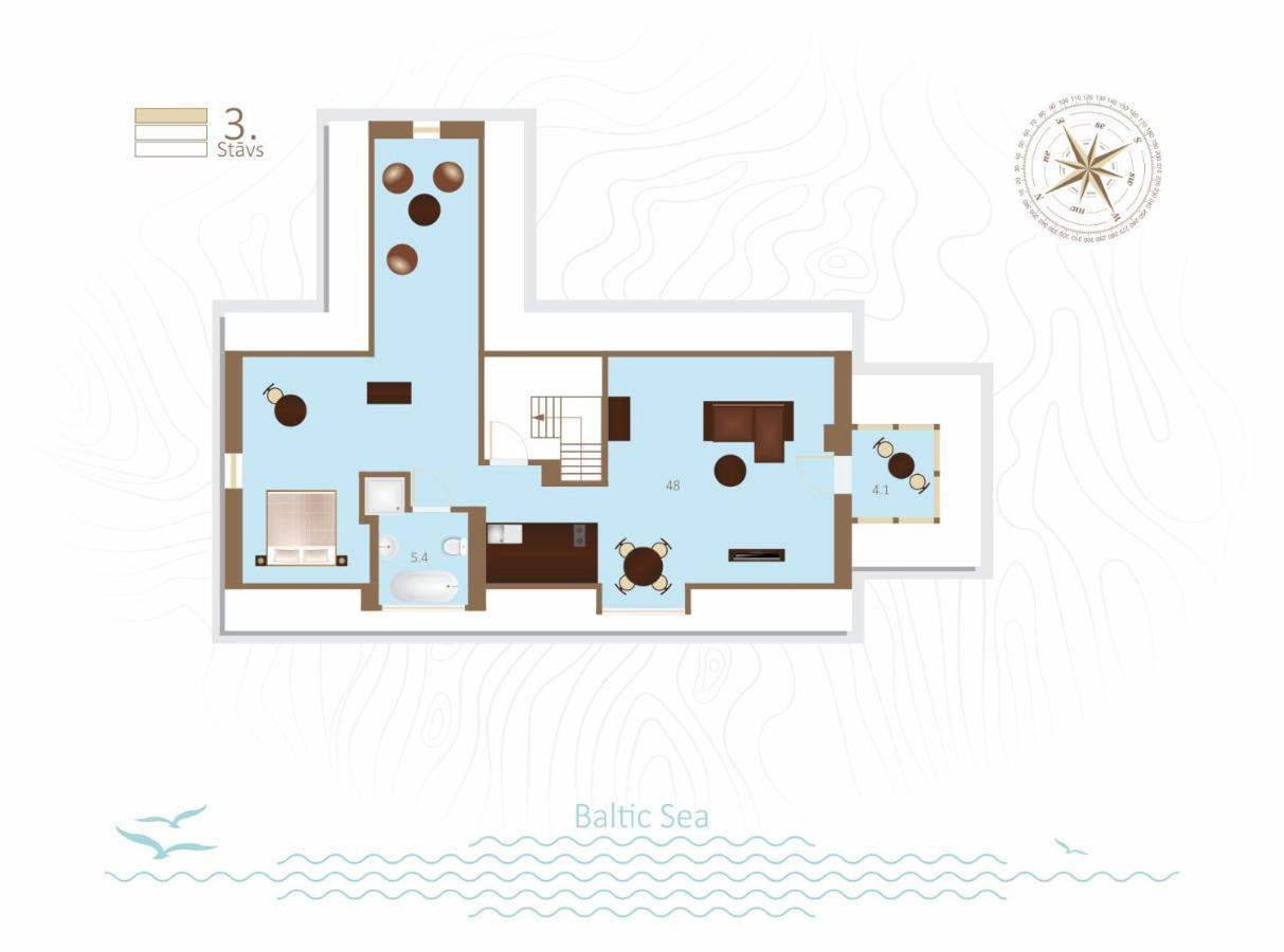 Villa Gaida Саулкрасты Экстерьер фото